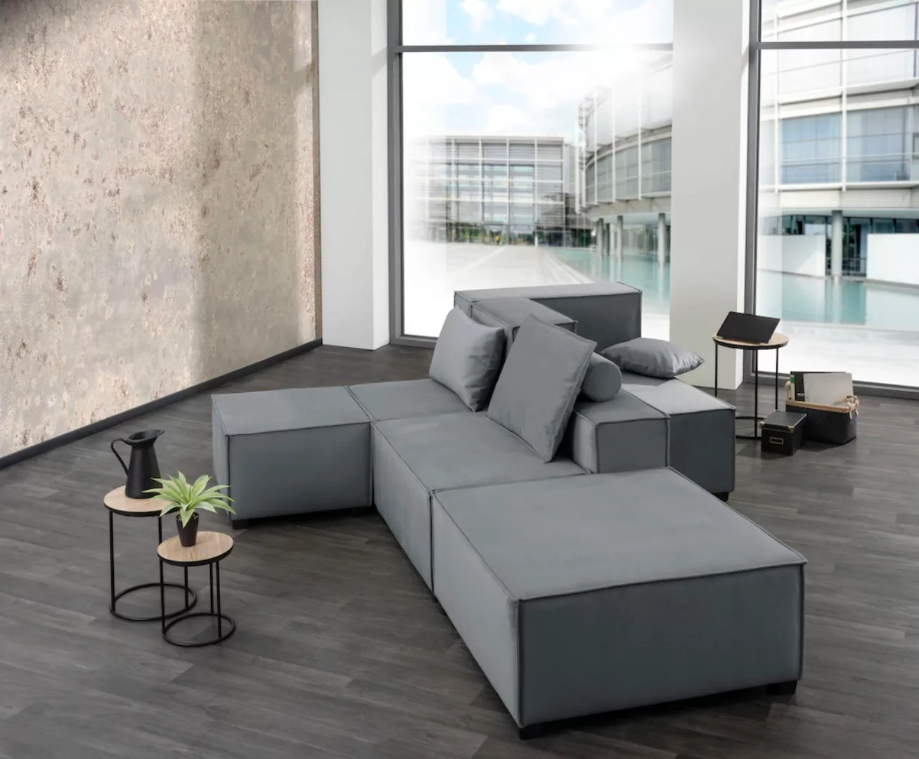 Max Winzer® Wohnlandschaft MOVE, Set, Sofa-Set 03 aus 8 Sitz-Elementen, ink günstig online kaufen