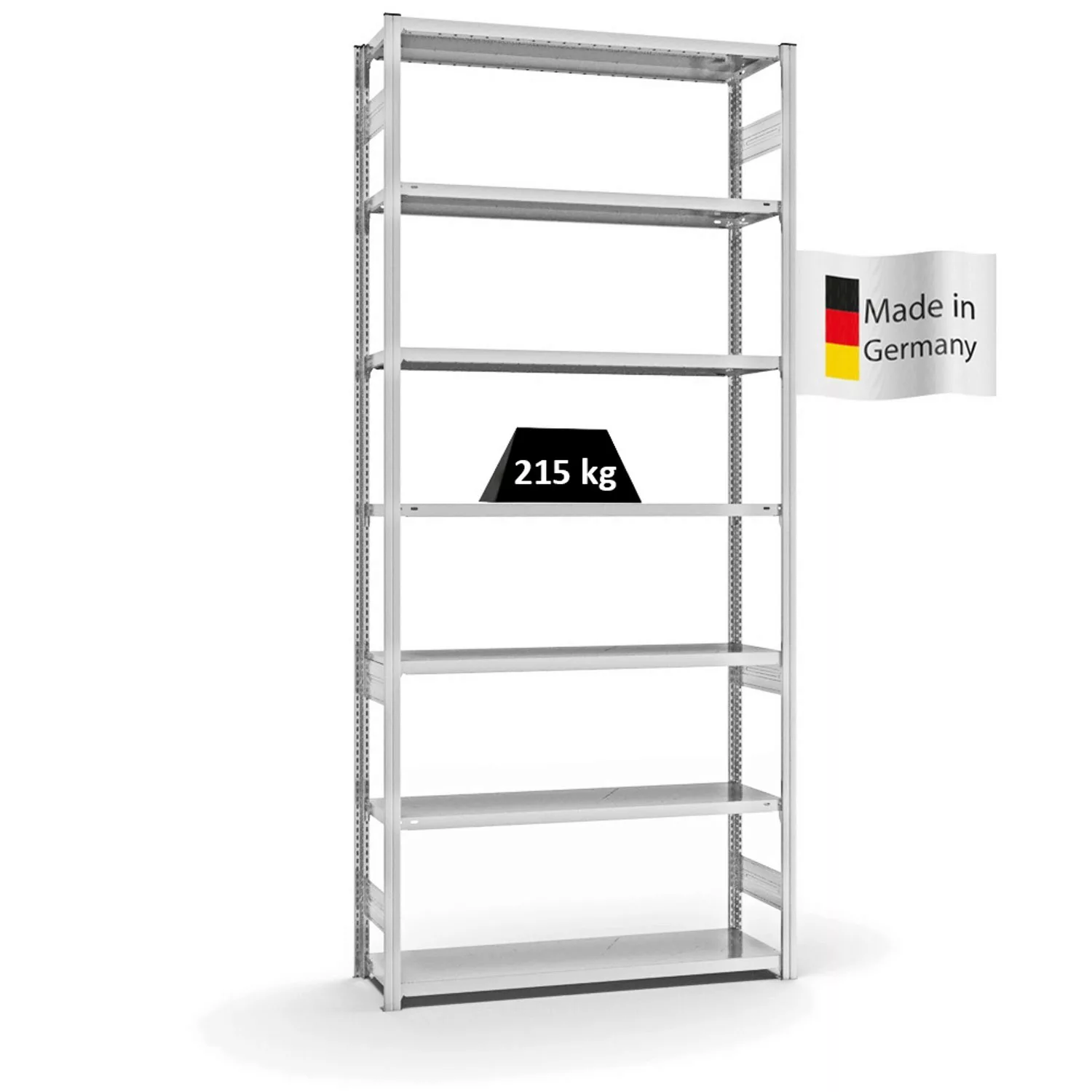 PROREGAL Fachbodenregal Stecksystem T-Profil Medium-Duty Grundregal HxBxT 3 günstig online kaufen