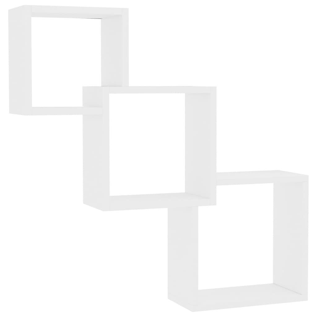 vidaXL Regal Cube Wandregale Weiß 68x15x68 günstig online kaufen