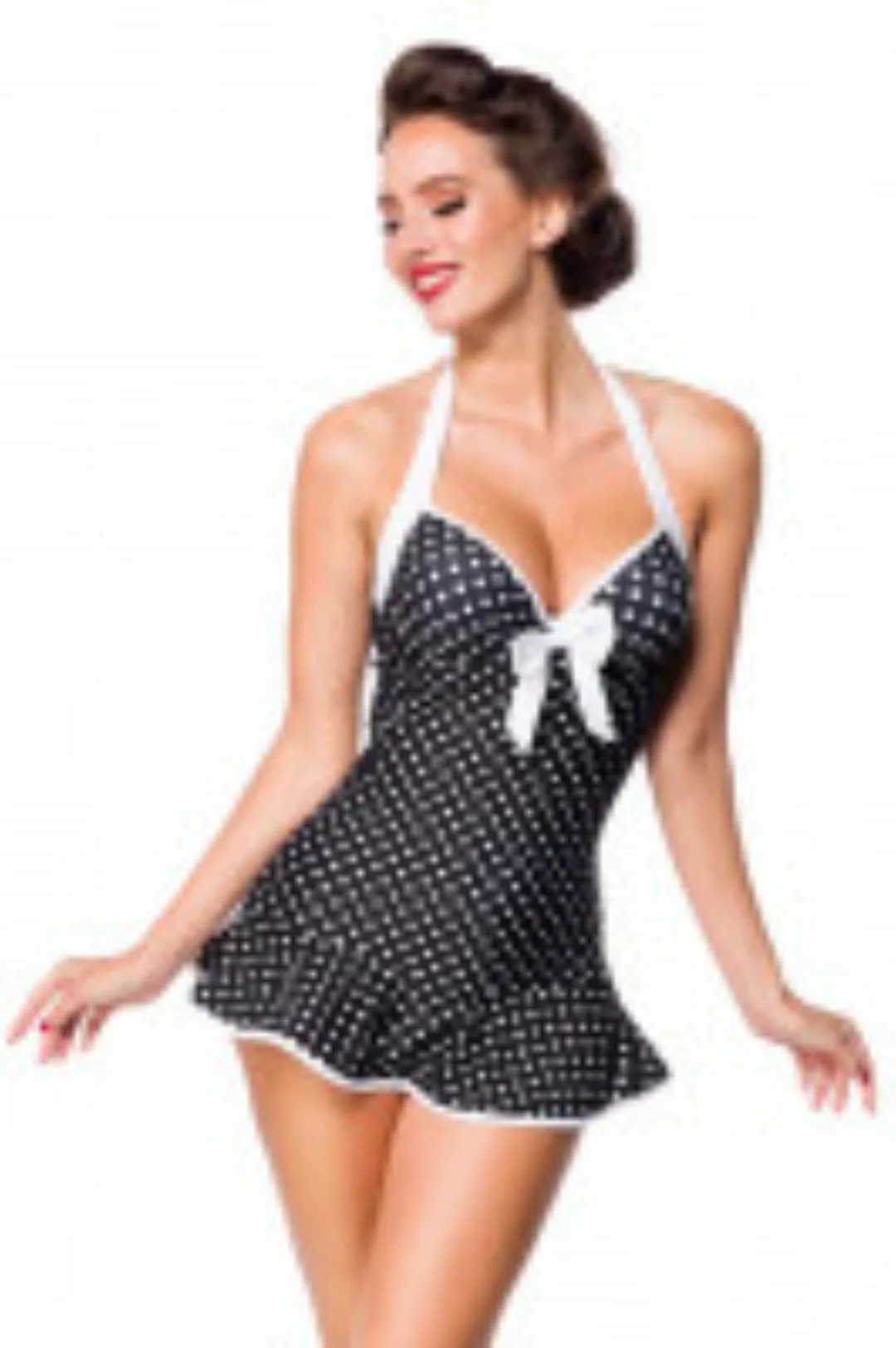 Vintage Swimdress mit Schleife günstig online kaufen