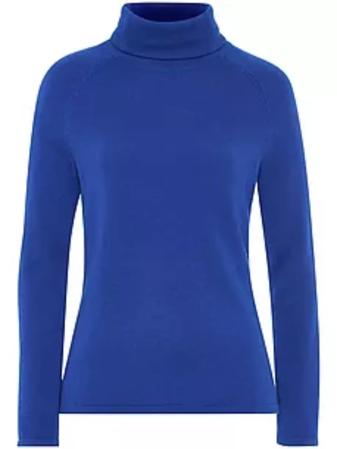 Rollkragen-Pullover Marcel Ostertag blau günstig online kaufen