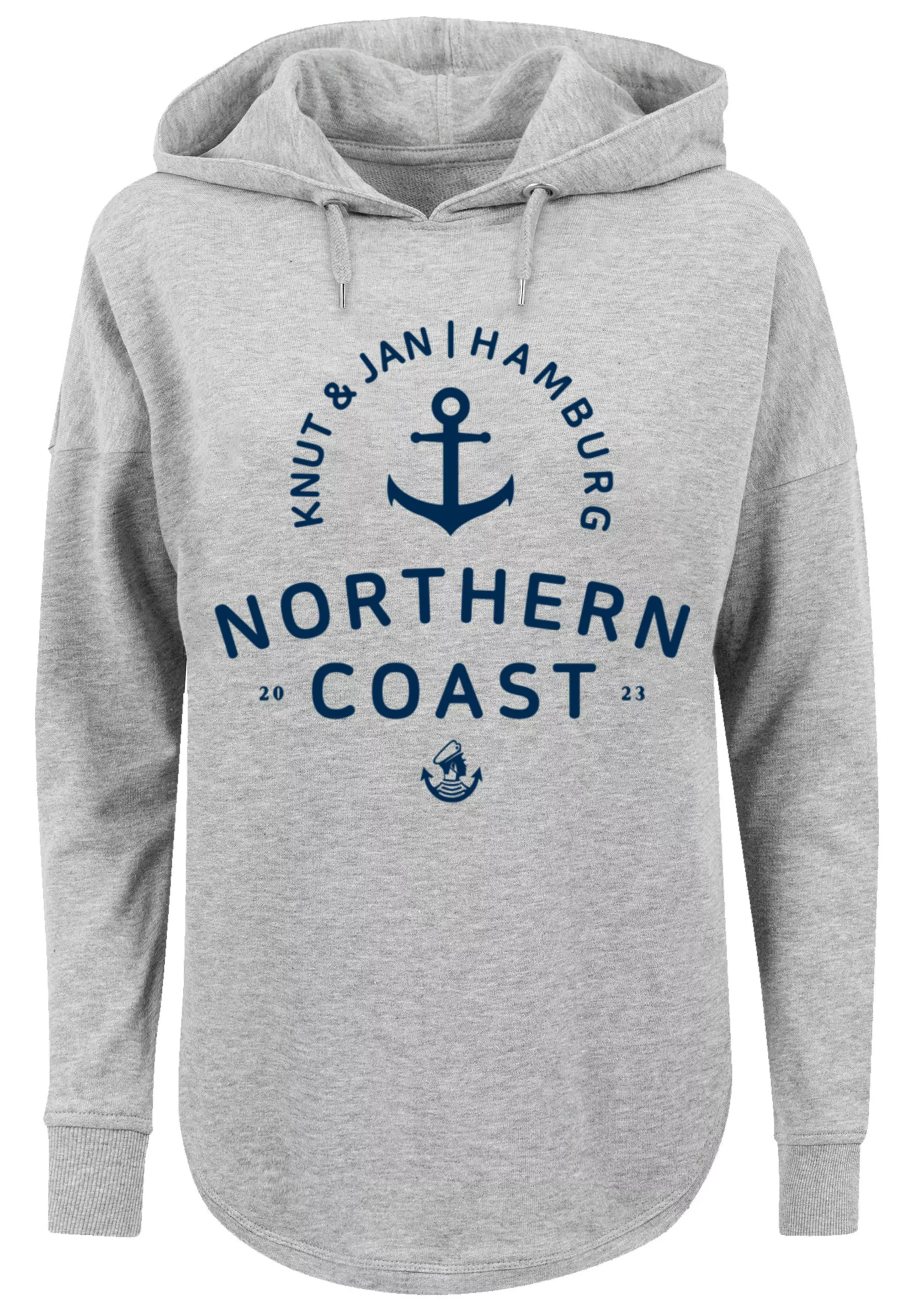 F4NT4STIC Kapuzenpullover "Nordsee Knut & Jan Hamburg", Print günstig online kaufen