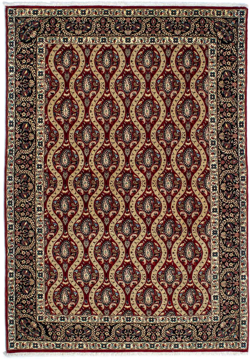 morgenland Wollteppich »Isfahan Medaillon 198 x 133 cm«, rechteckig, Unikat günstig online kaufen