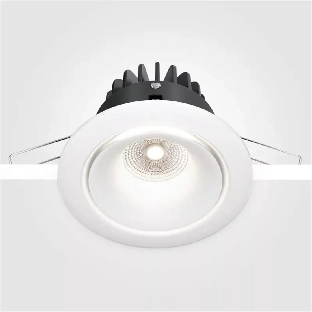 LED Deckeneinbaustrahler Yin in Weiß 12W 960lm 4000K günstig online kaufen
