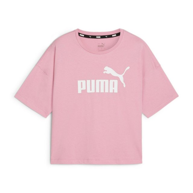 PUMA T-Shirt Puma Damen T-Shirt Essential Logo Cropped tee 586866 günstig online kaufen