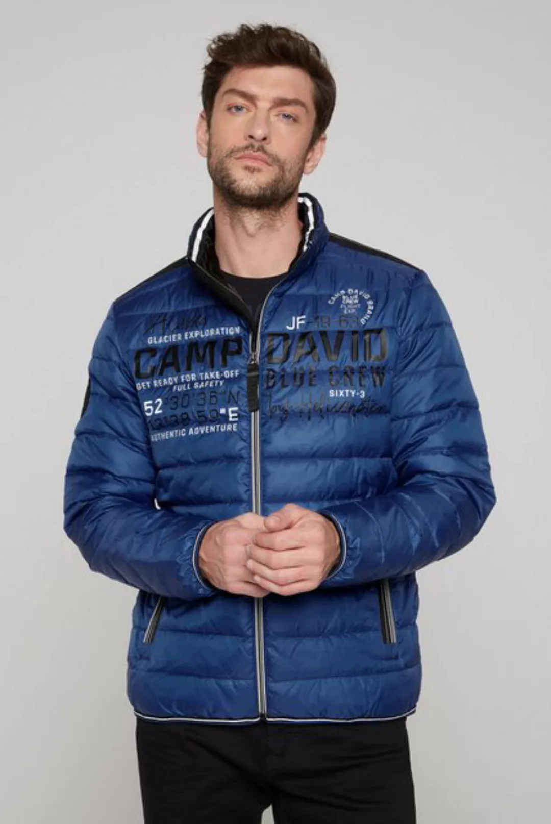 CAMP DAVID Outdoorjacke mit elastischem Saumabschluss günstig online kaufen