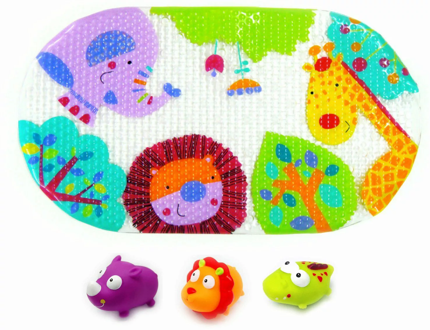 Knorrtoys® Badespielzeug Escabbo® Bademattenset, Dschungelsafari (4-tlg), günstig online kaufen