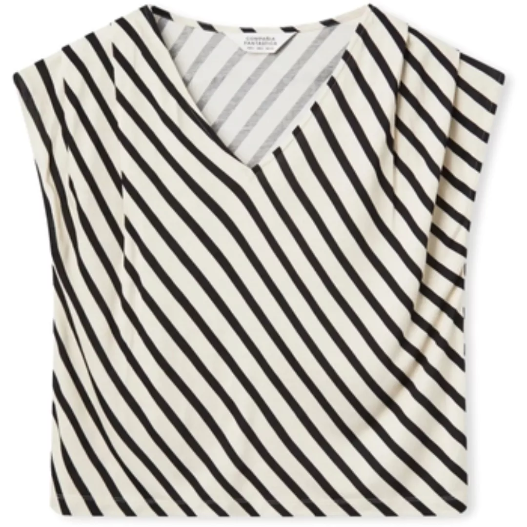 Compania Fantastica  Blusen COMPAÑIA FANTÁSTICA Top 41045 - Stripes günstig online kaufen