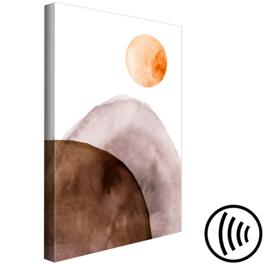 Wandbild Moon and Mountains (1 Part) Vertical XXL günstig online kaufen