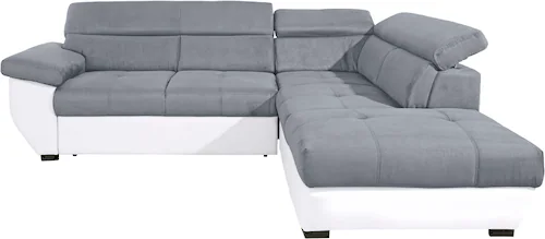 COTTA Ecksofa "Speedway L-Form", mit Kopfteilverstellung, wahlweise mit Bet günstig online kaufen