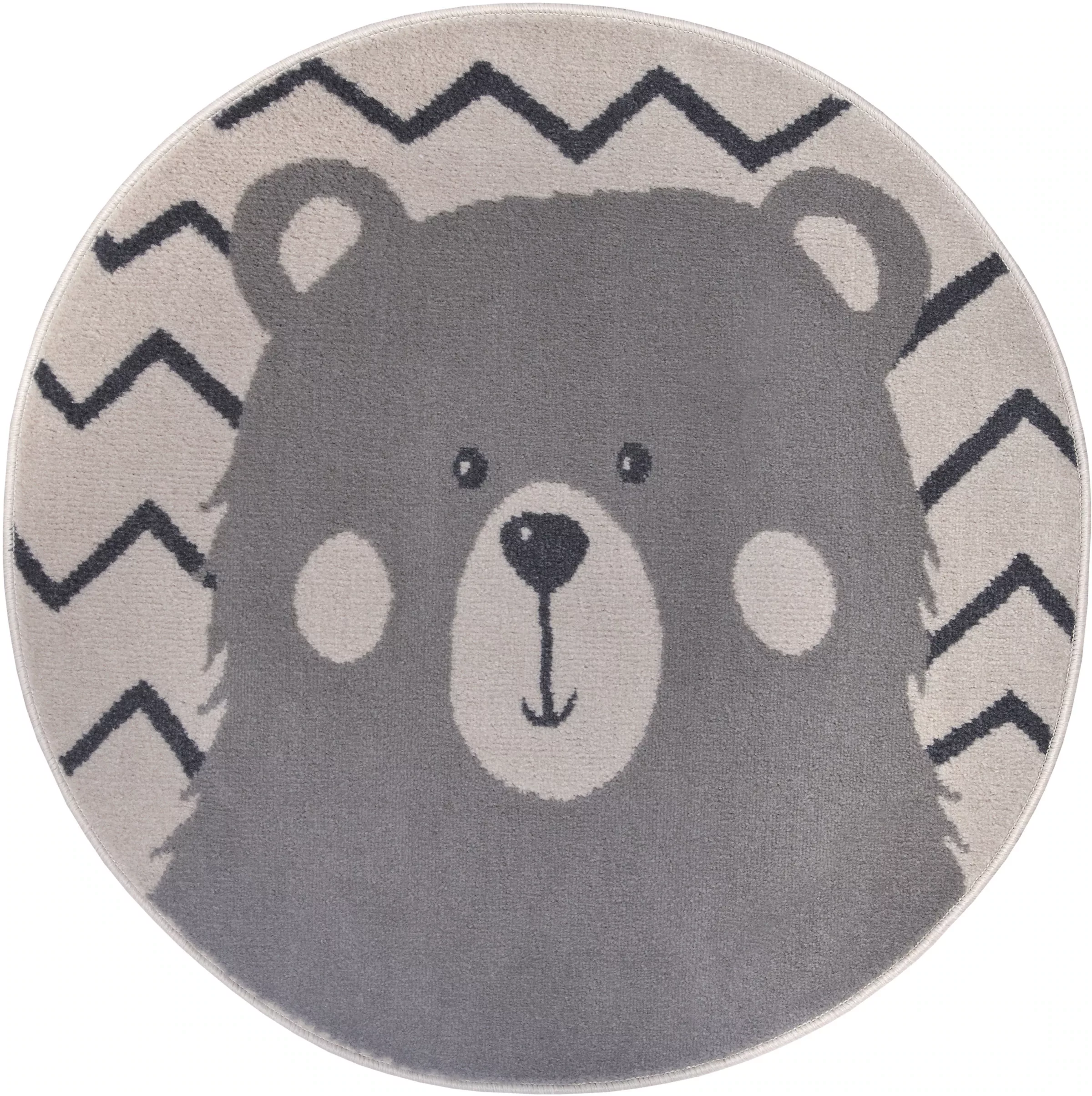 HANSE Home Kinderteppich »Adventures Bear«, rund, 8 mm Höhe, Spielteppich, günstig online kaufen