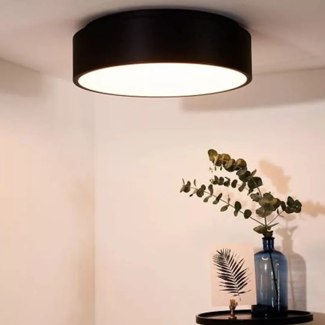LED-Deckenleuchte Talowe schwarz Ø 45 cm günstig online kaufen