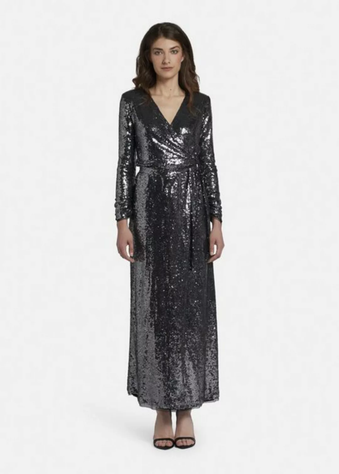 Nicowa Abendkleid MILOWA aus hochwertigem italienischen Pailetten Stoff günstig online kaufen