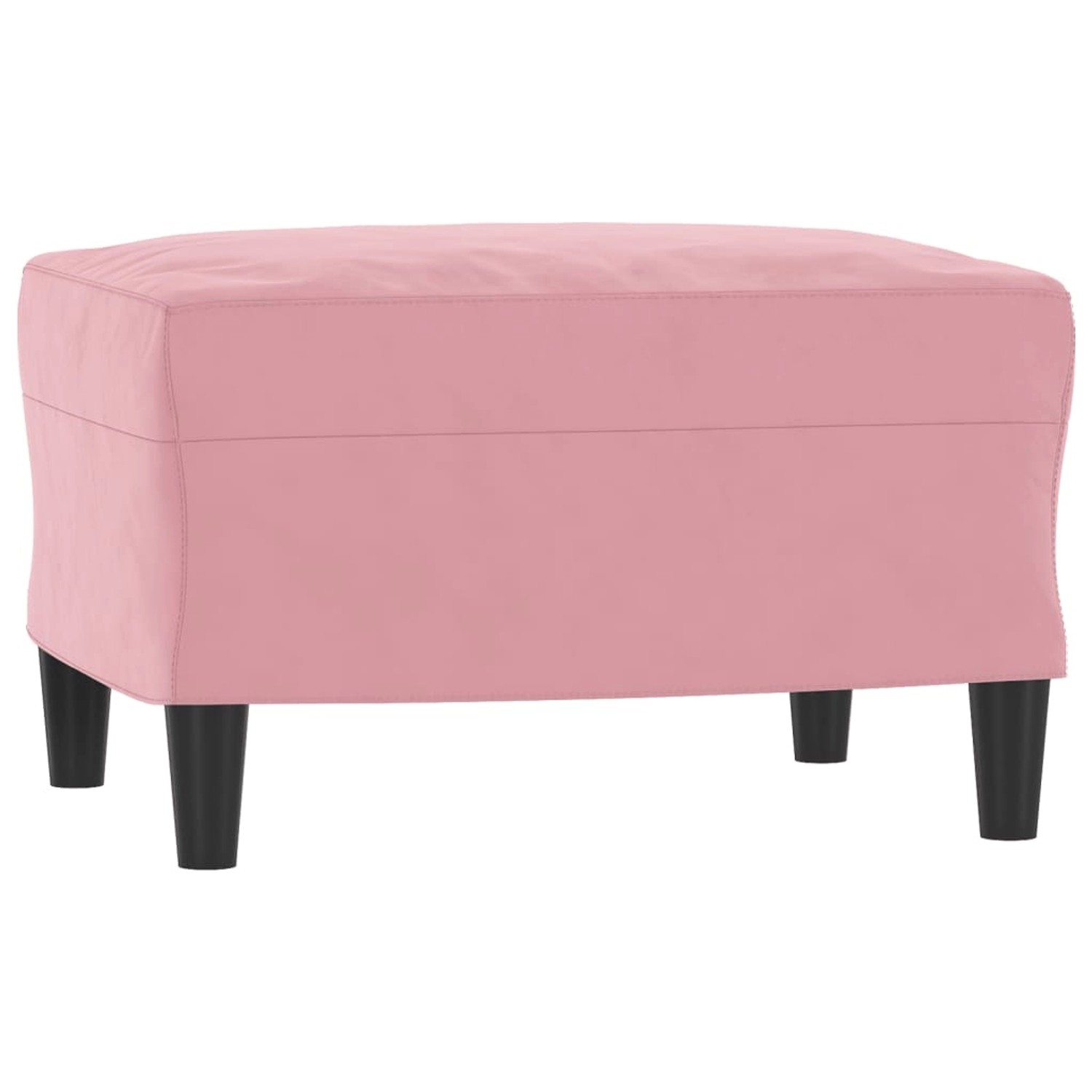 vidaXL Fußhocker Rosa 60x50x41 cm Samt günstig online kaufen