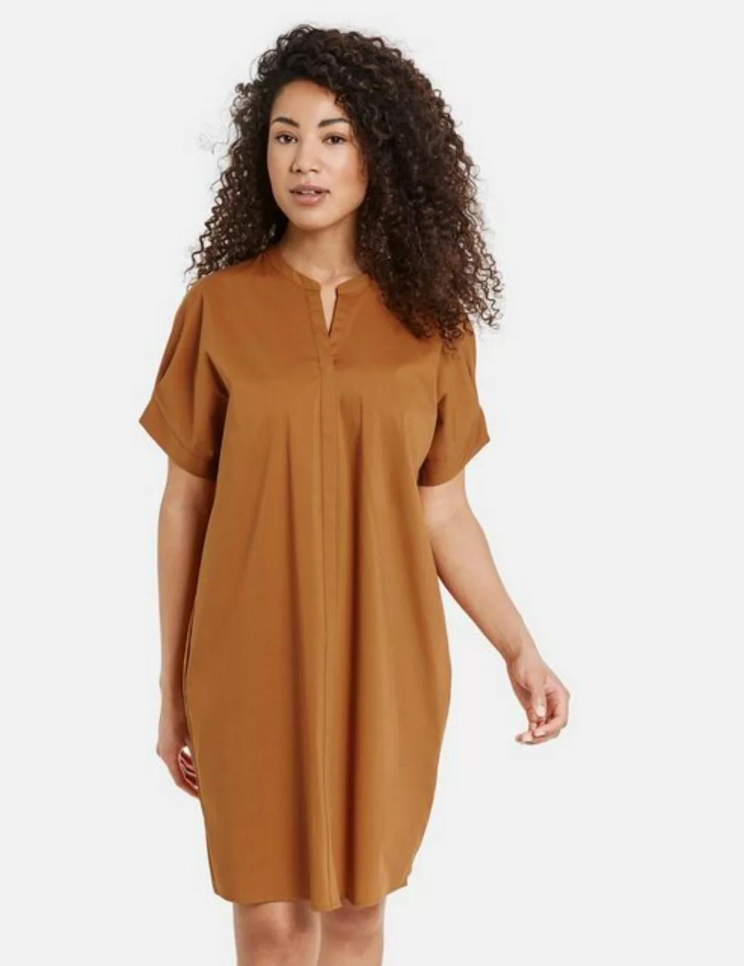 Taifun Minikleid Tunikakleid mit Faltendetails am kurzen Arm günstig online kaufen