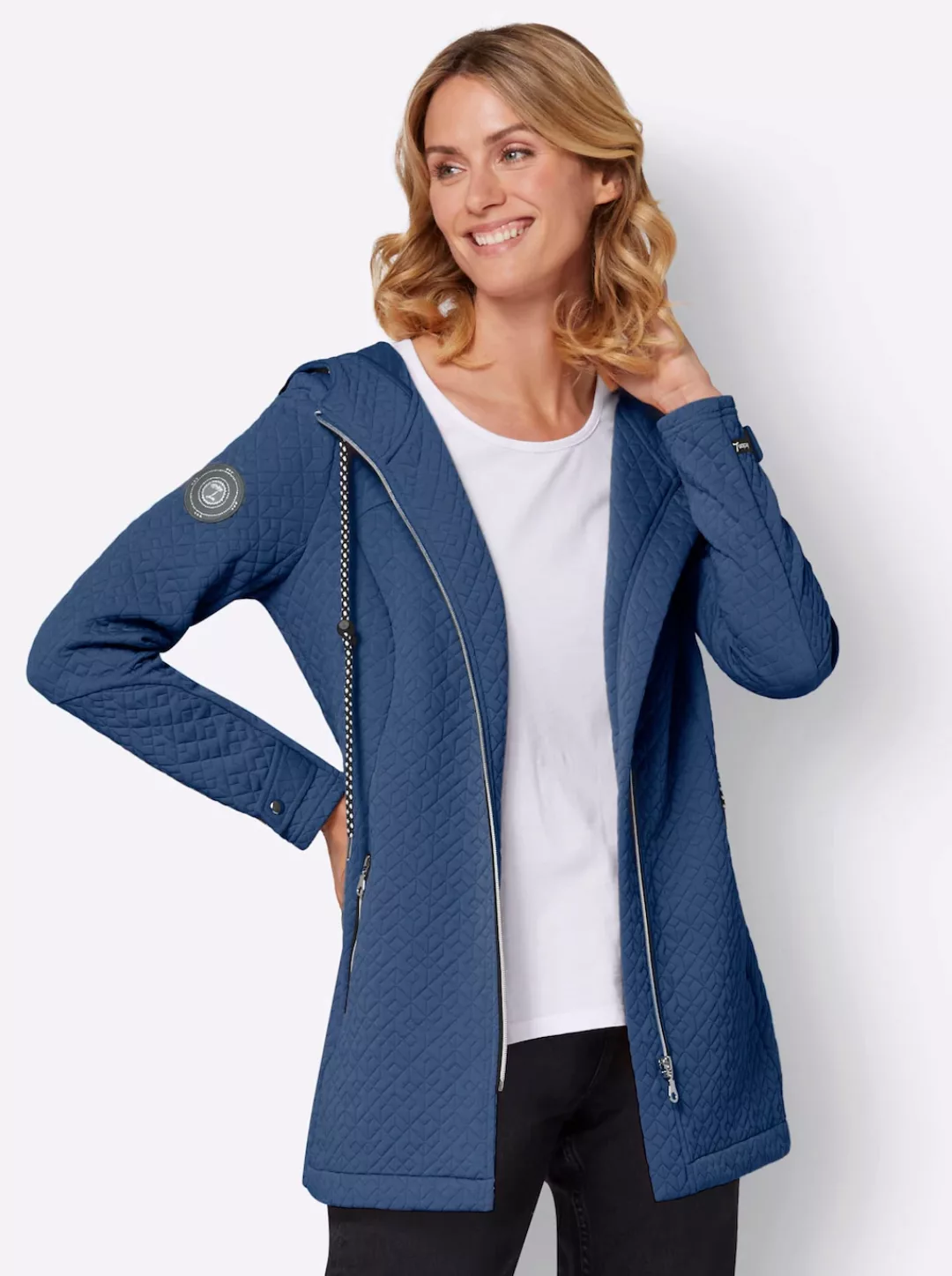 Casual Looks Shirtjacke "Jersey-Jacke" günstig online kaufen