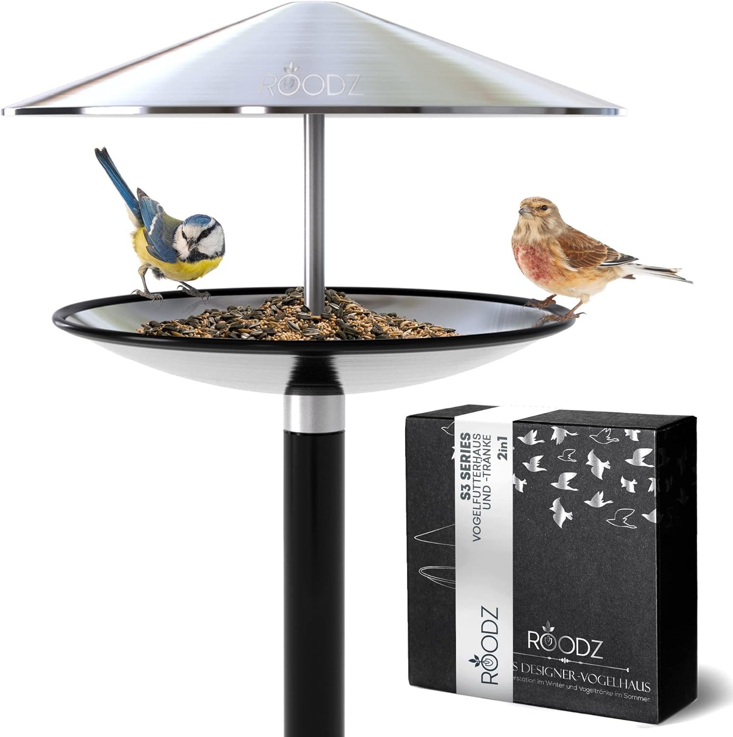 Roodz Vogelhaus 2-in-1 Vogelhaus und Vogeltränke günstig online kaufen