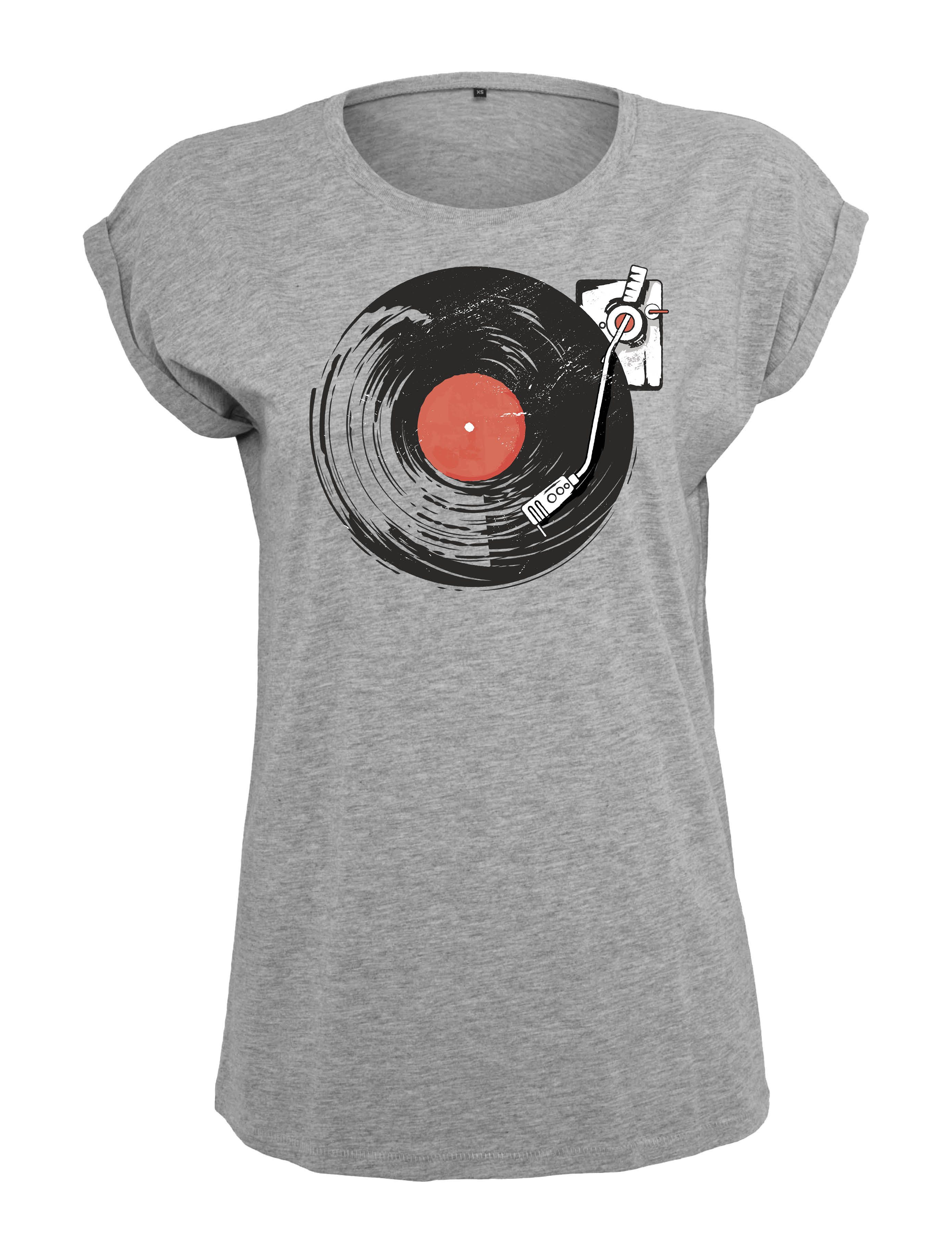 Youth Designz Print-Shirt "Plattenspieler" Damen T-Shirt günstig online kaufen