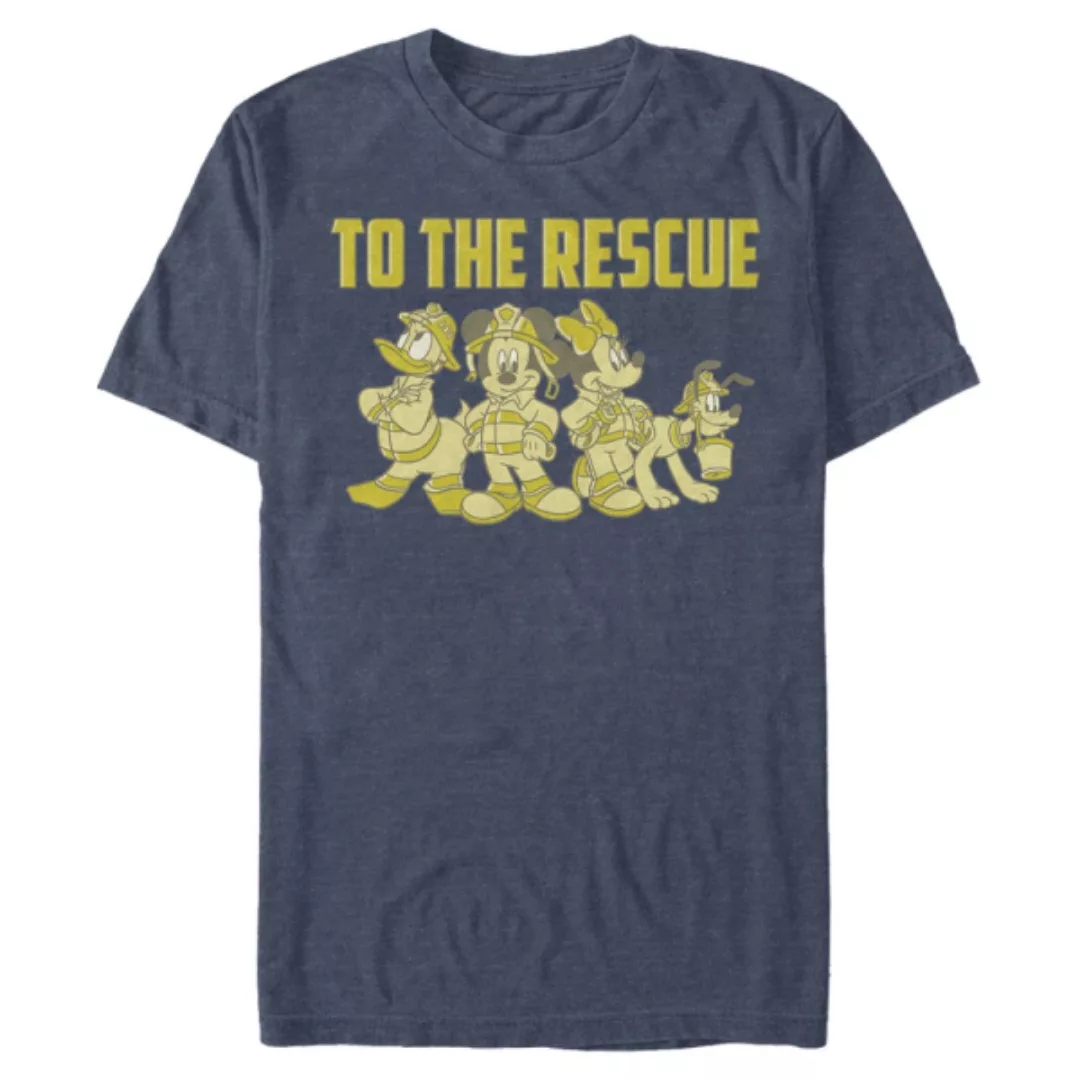 Disney - Micky Maus - Gruppe Thanks Firefighters - Männer T-Shirt günstig online kaufen