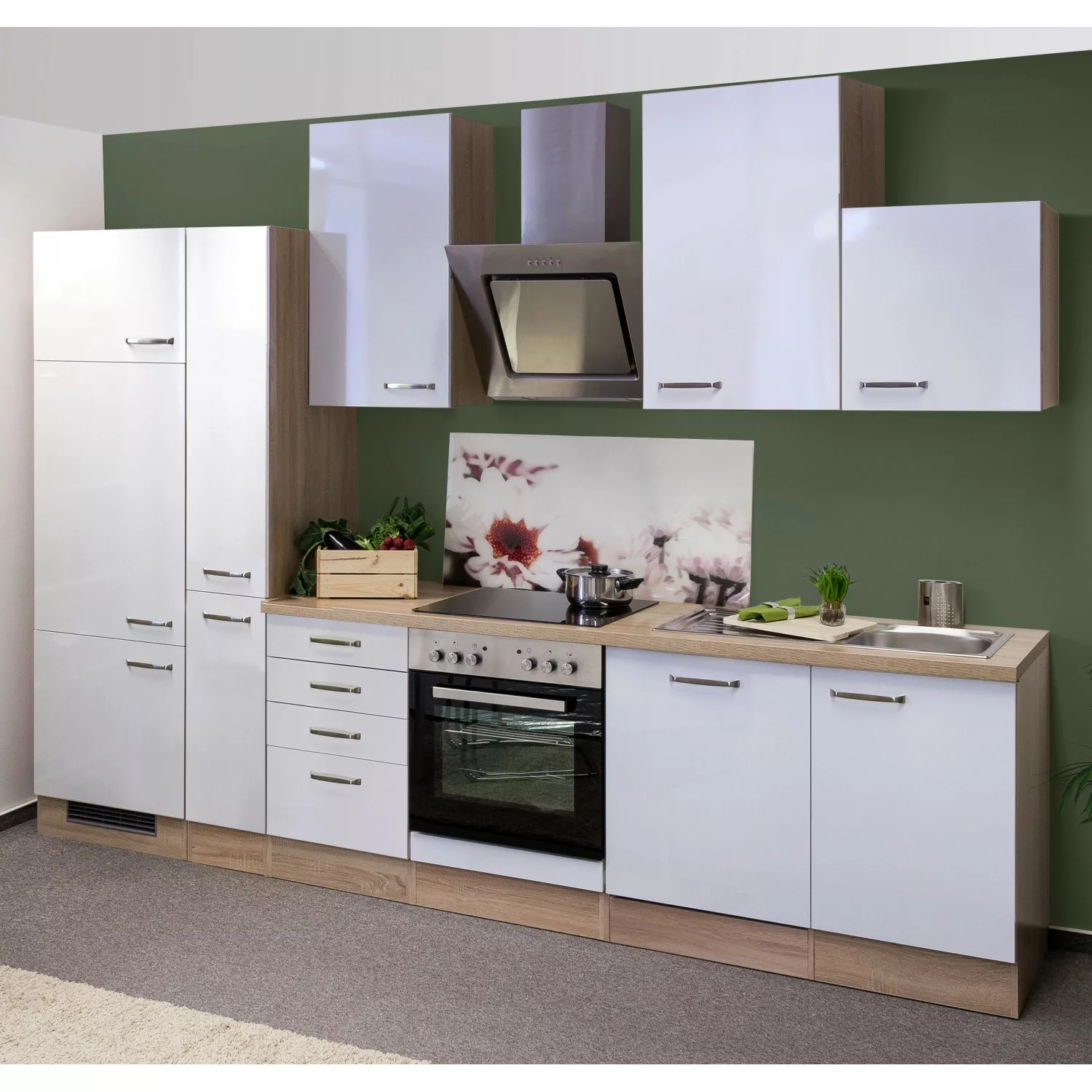Flex-Well Küche "Florenz", Breite 310 cm, mit und ohne E-Geräte lieferbar günstig online kaufen