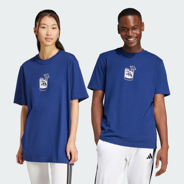 adidas Sportswear T-Shirt LOUNGE DRINK GRAPHIC T-SHIRT günstig online kaufen