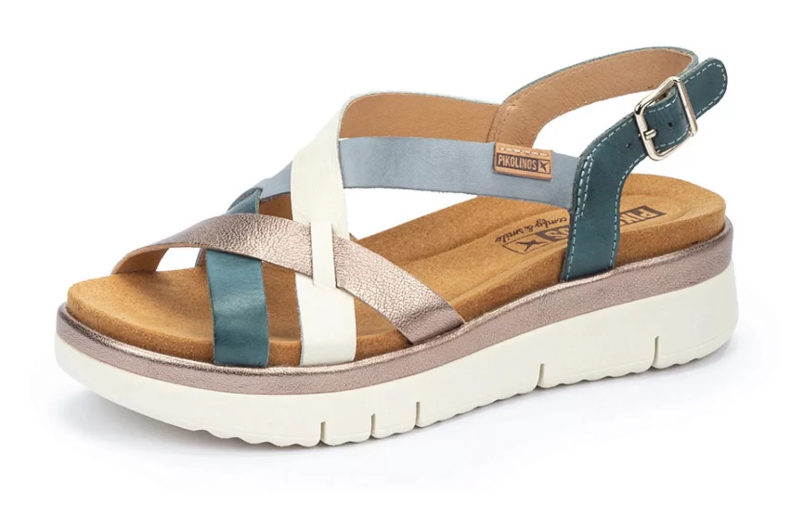 PIKOLINOS Sandalette "PALMA", Sommerschuh, Sandale, Keilabsatz, mit Metalli günstig online kaufen