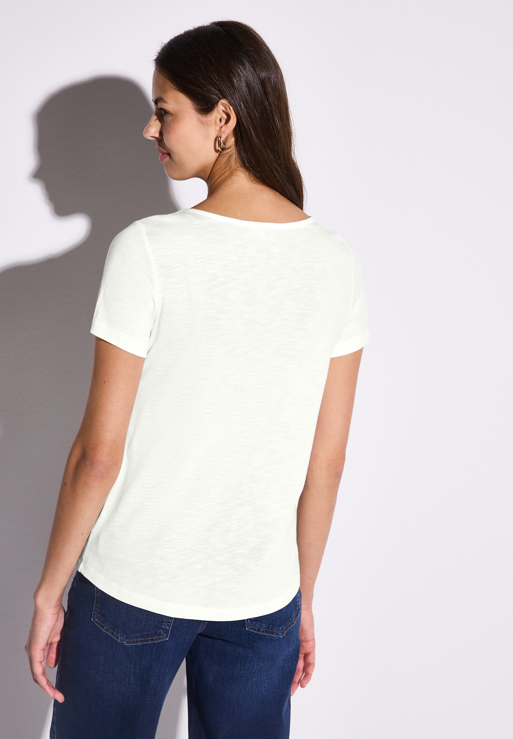 STREET ONE T-Shirt, mit V-Ausschnitt günstig online kaufen