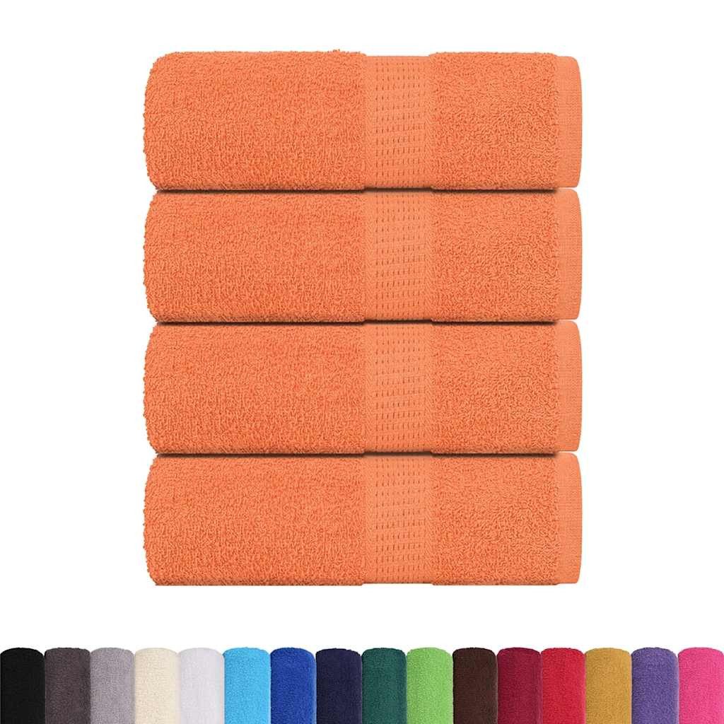 vidaXL Handtuch Waschhandtücher 4-tlg. FROGN Orange günstig online kaufen