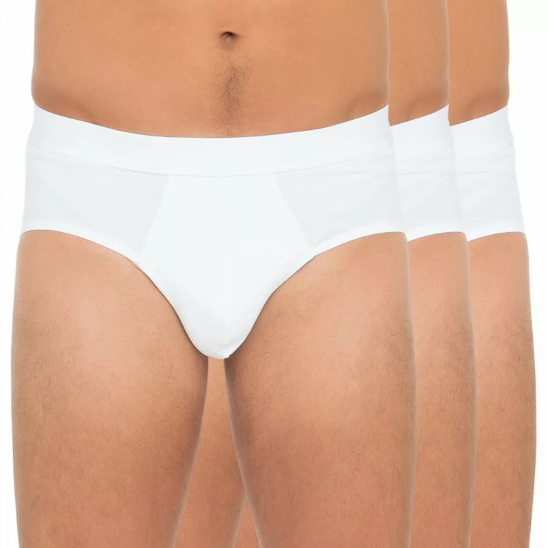 Bread & Boxers 3-er Set Slips Weiß günstig online kaufen