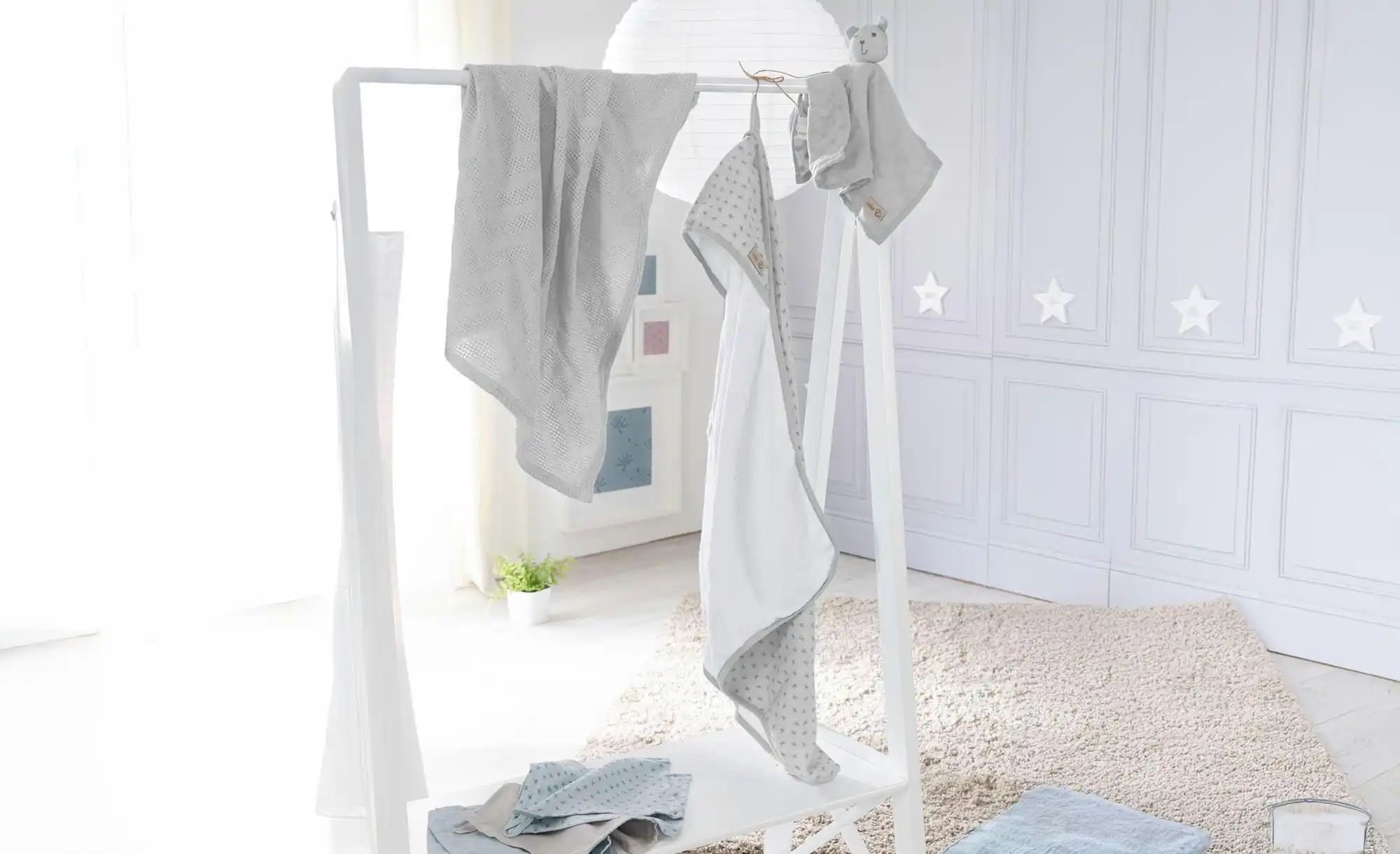 Roba Geschenkset Pflege   ¦ grau ¦ Maße (cm): B: 80 H: 1 Baby > Baby Textil günstig online kaufen