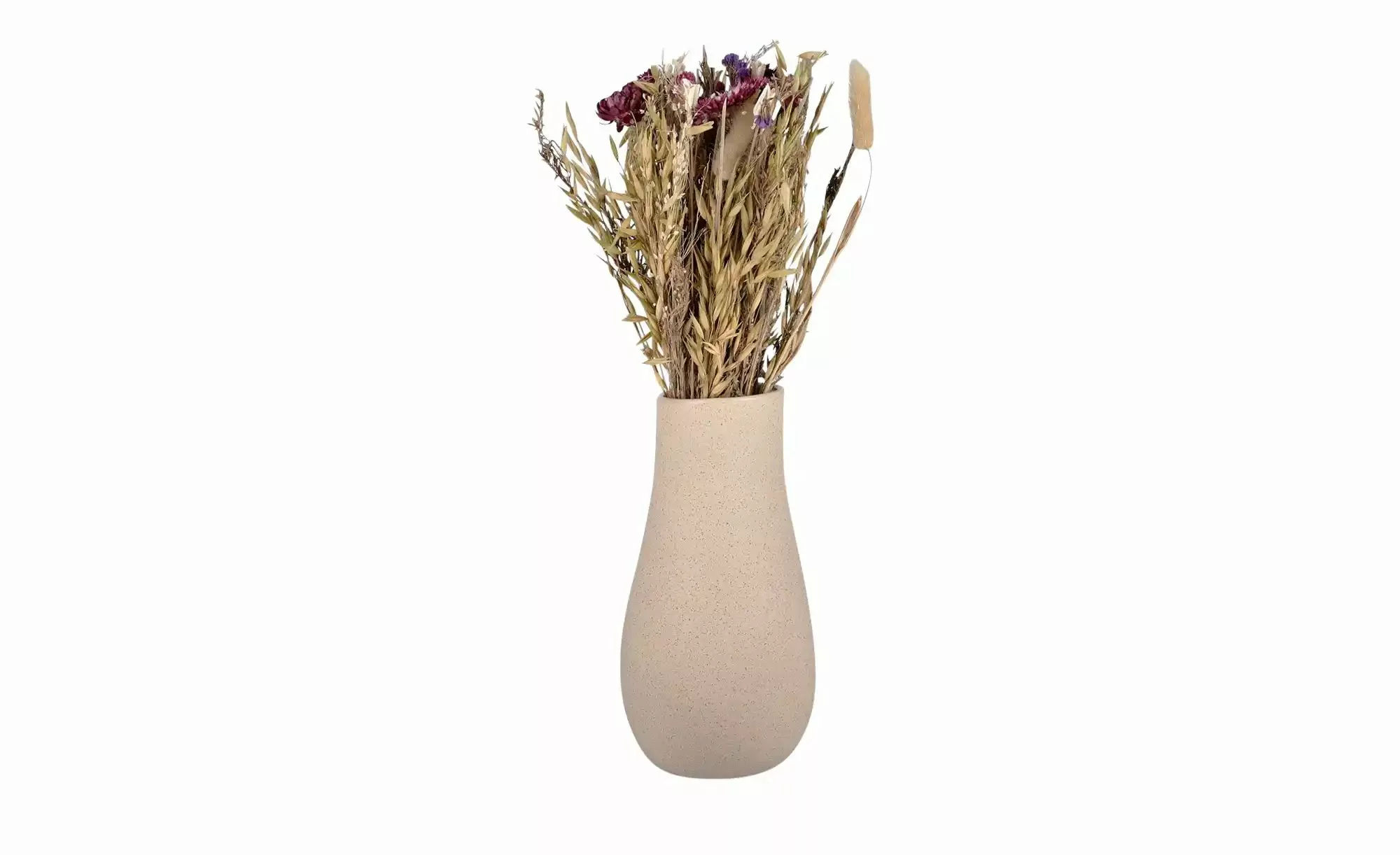 Vase ¦ beige ¦ Steinzeug ¦ Maße (cm): H: 25,5  Ø: 12.5 Accessoires > Vasen günstig online kaufen