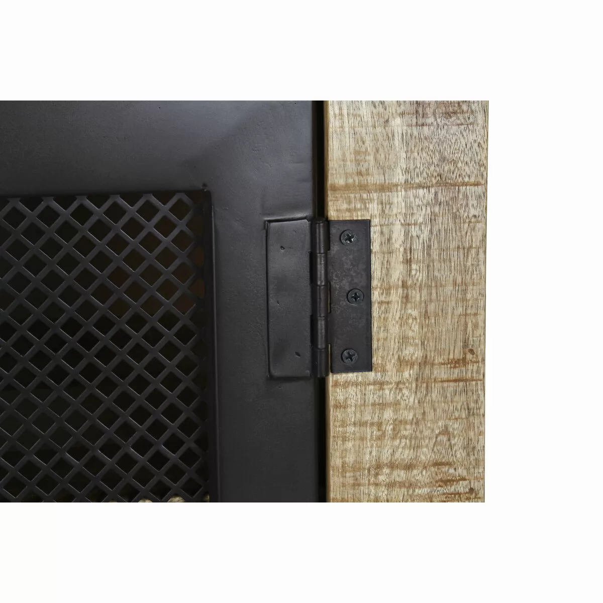 Anrichte Dkd Home Decor Schwarz Grau Metall Dunkelbraun Mango-holz (150 X 4 günstig online kaufen