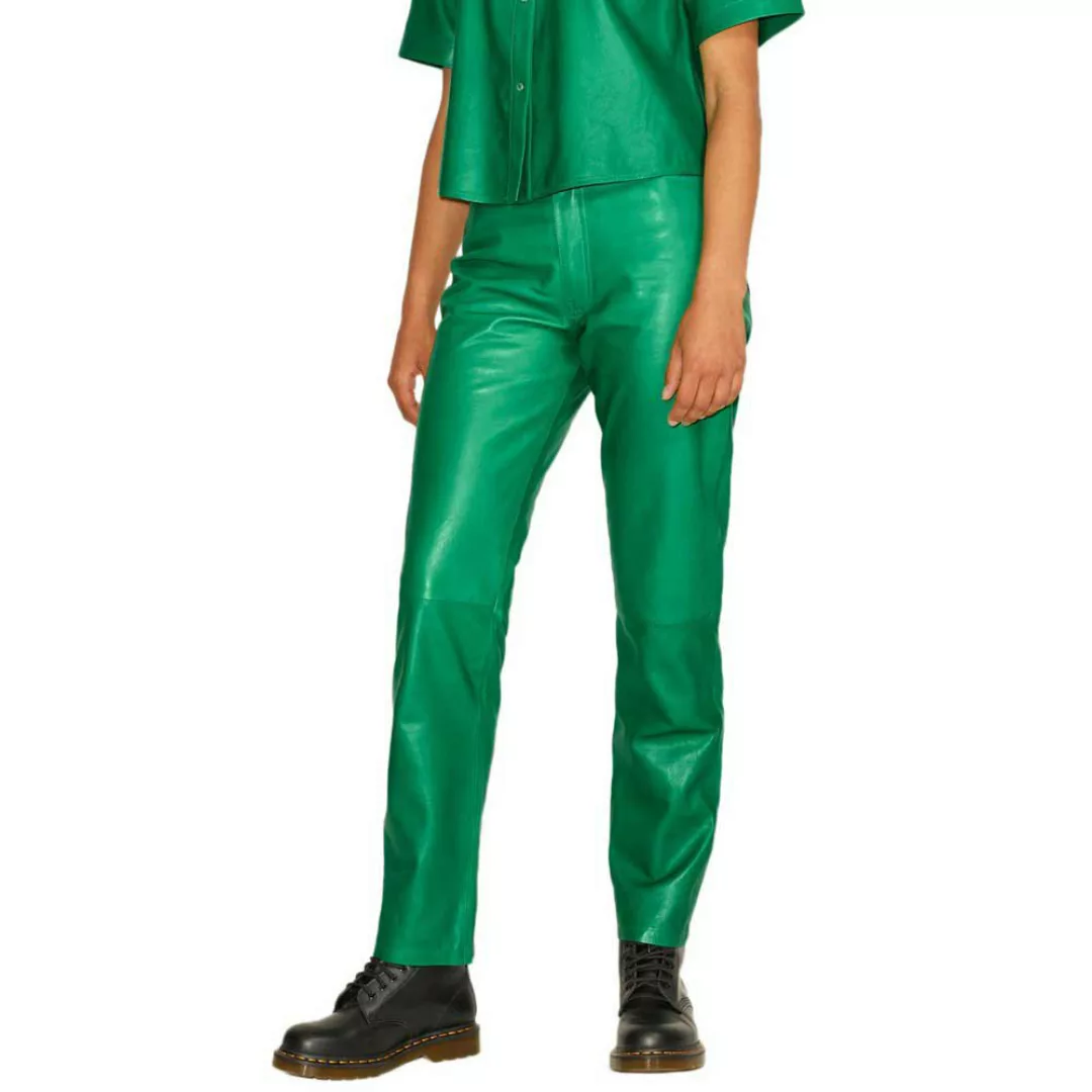Jjxx Grace Straight Leather Hosen Mit Hoher Taille L Jolly Green günstig online kaufen
