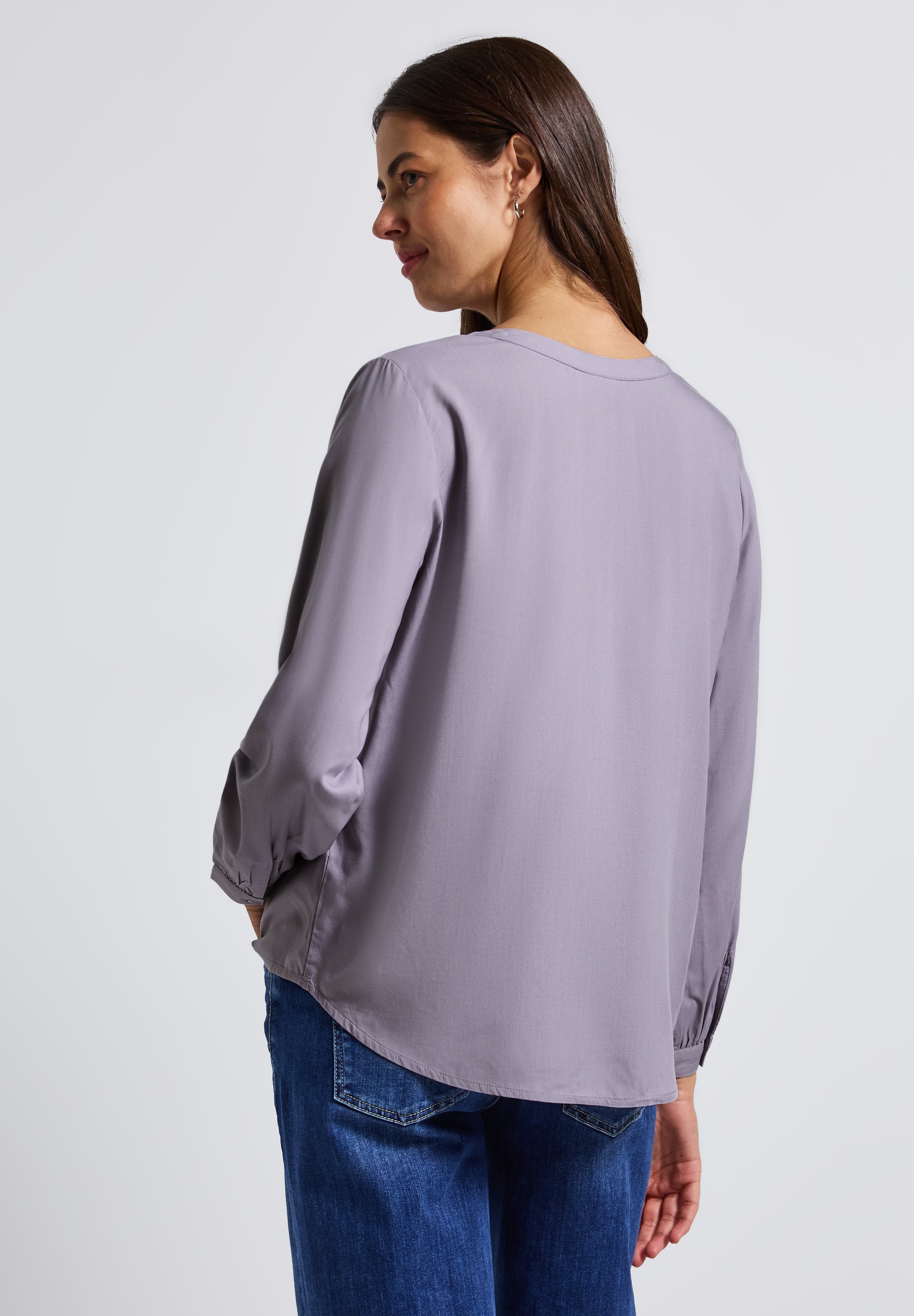 STREET ONE Langarmbluse, aus softer Viskose günstig online kaufen