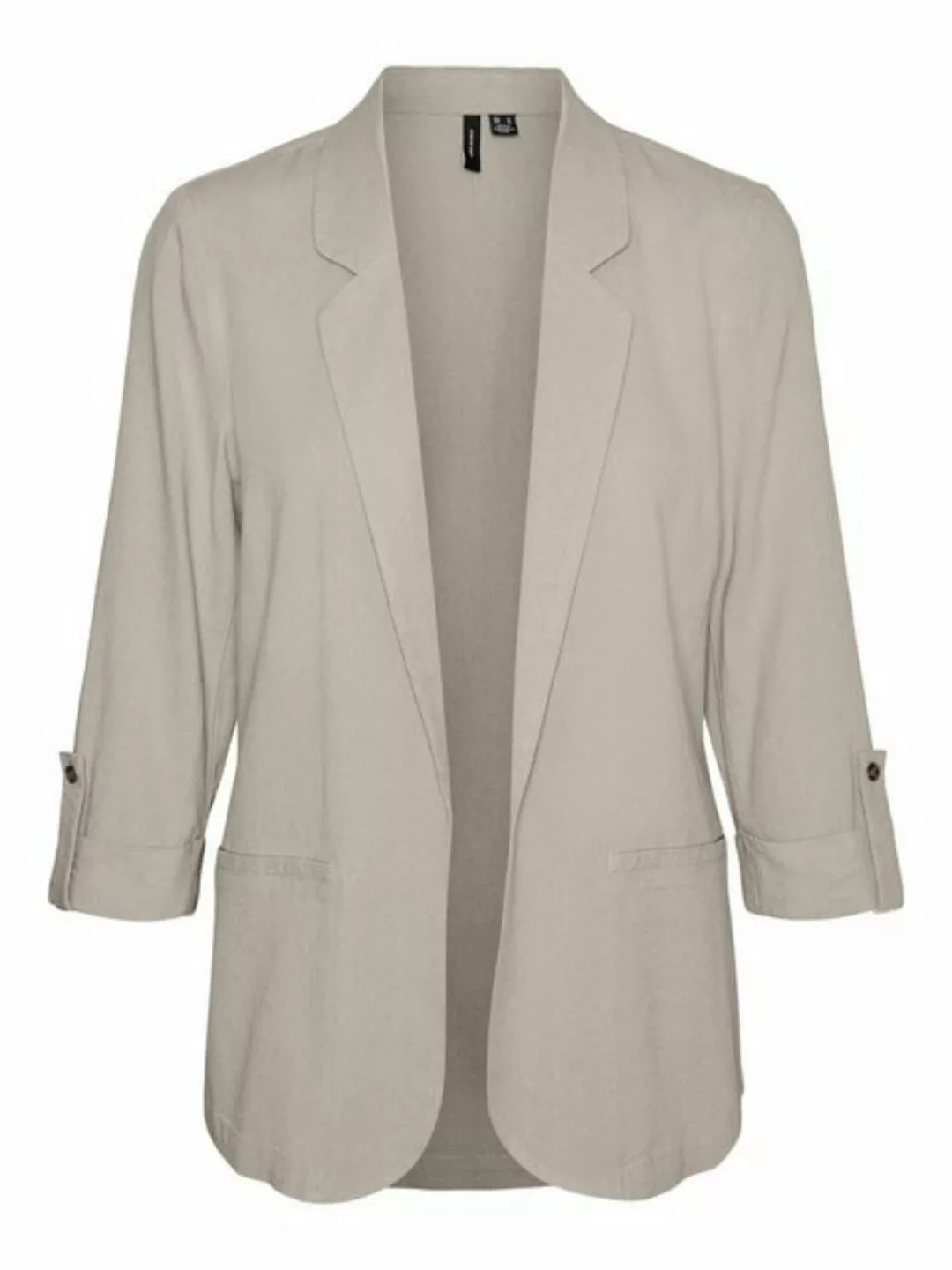 Vero Moda Kurzblazer VMJESMILO 3/4 LOOSE BLAZER WVN GA NOOS mit Leinen günstig online kaufen