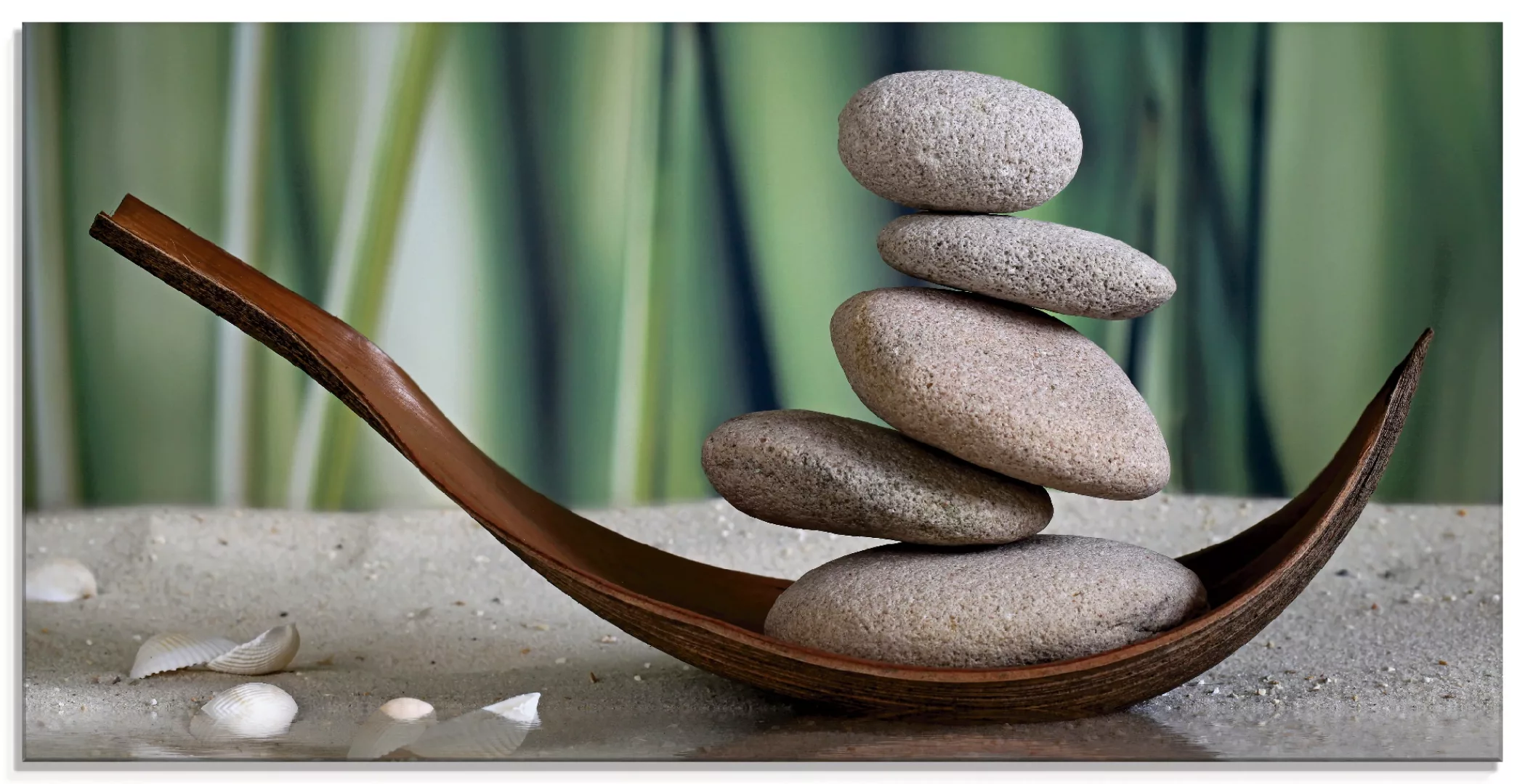 Artland Glasbild »Gleichgewicht«, Zen, (1 St.) günstig online kaufen