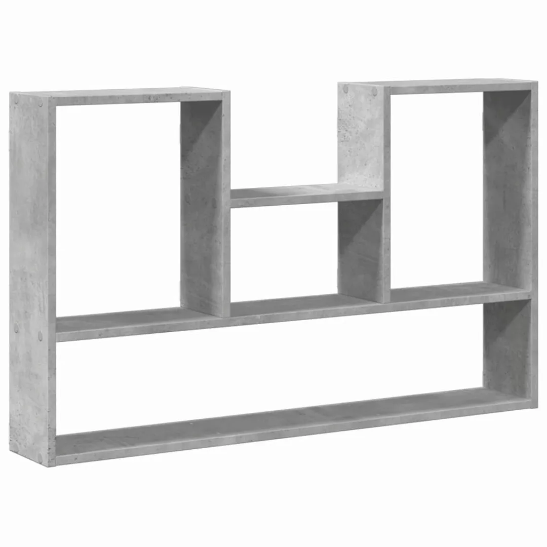 vidaXL Regal Wandregal Betongrau 99x15x60 cm günstig online kaufen