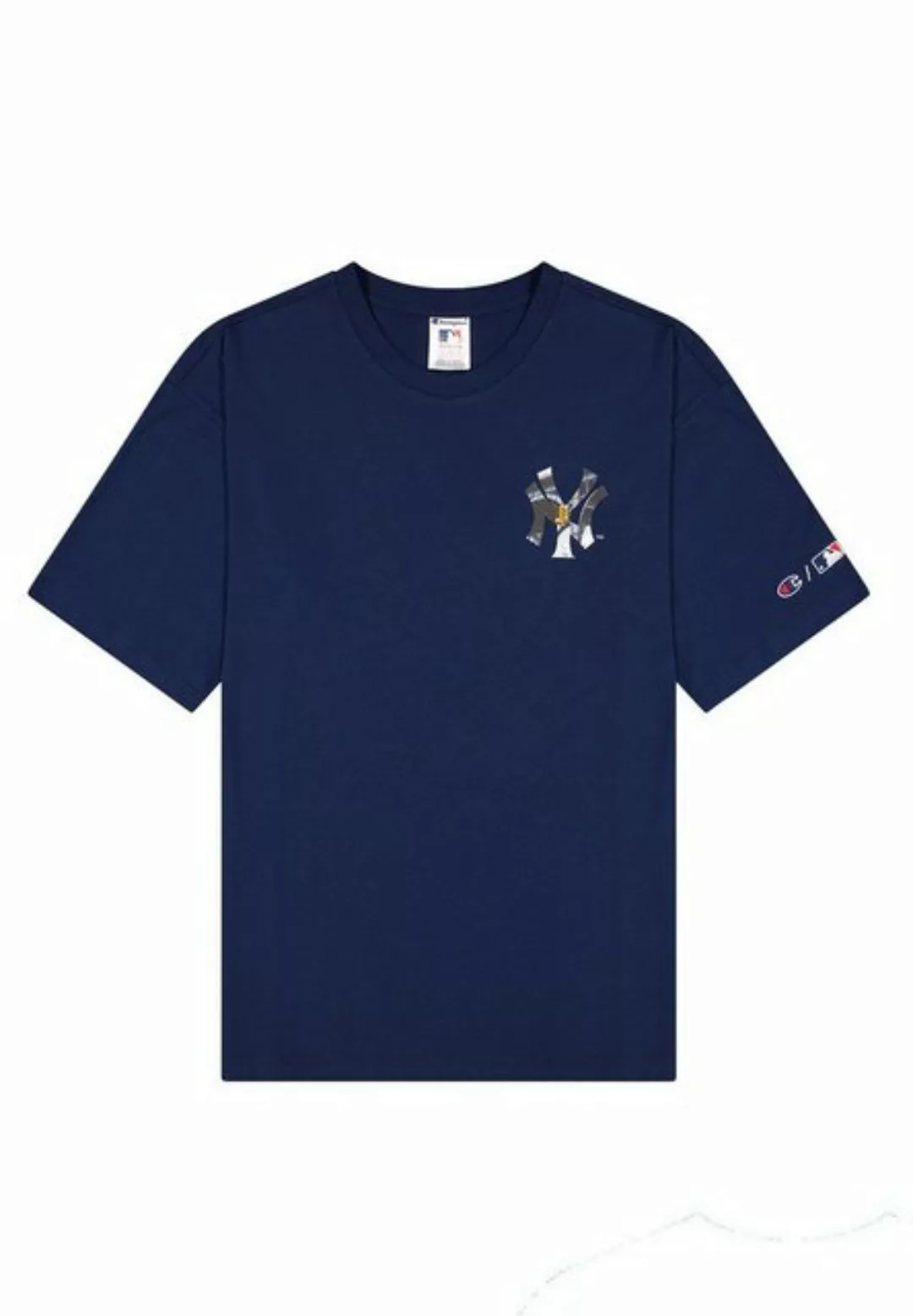 Champion T-Shirt Champion Herren T-Shirt 218923 BS558 PGBL Dunkelblau günstig online kaufen