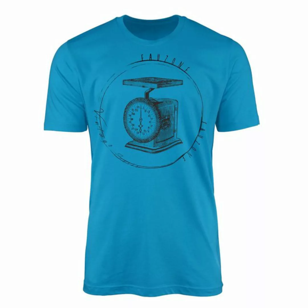 Sinus Art T-Shirt Vintage Herren T-Shirt Küchenwaage günstig online kaufen