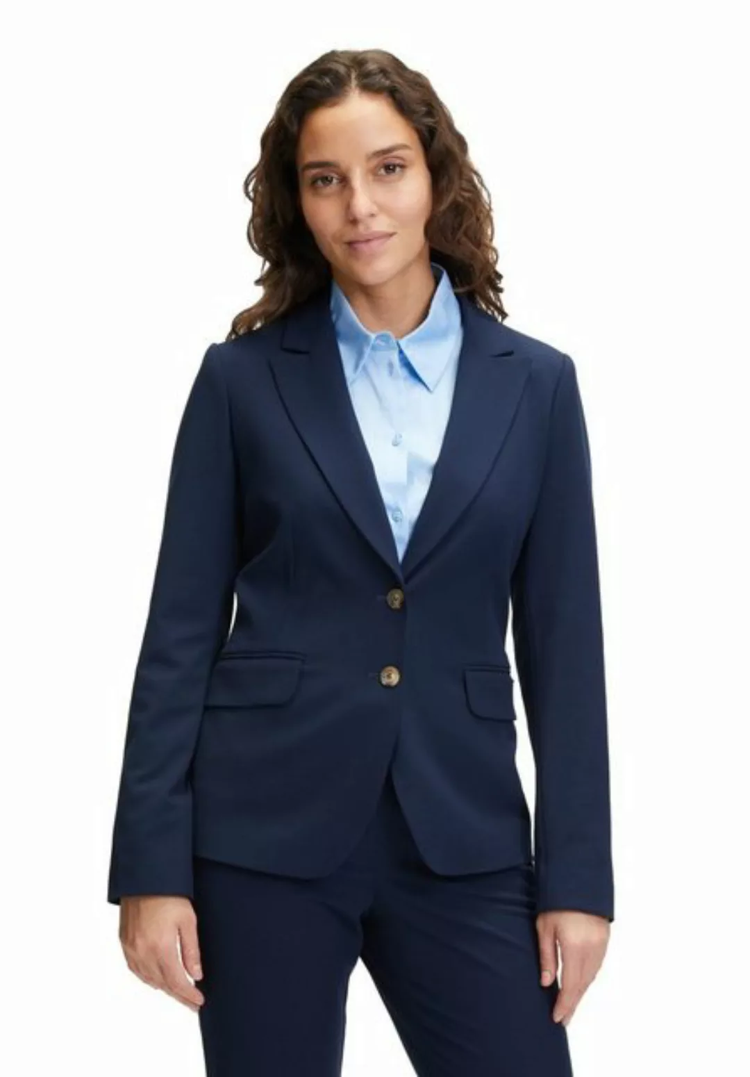 Betty&Co Longblazer "Betty & Co Klassischer Blazer mit Taschen", Druckfutte günstig online kaufen