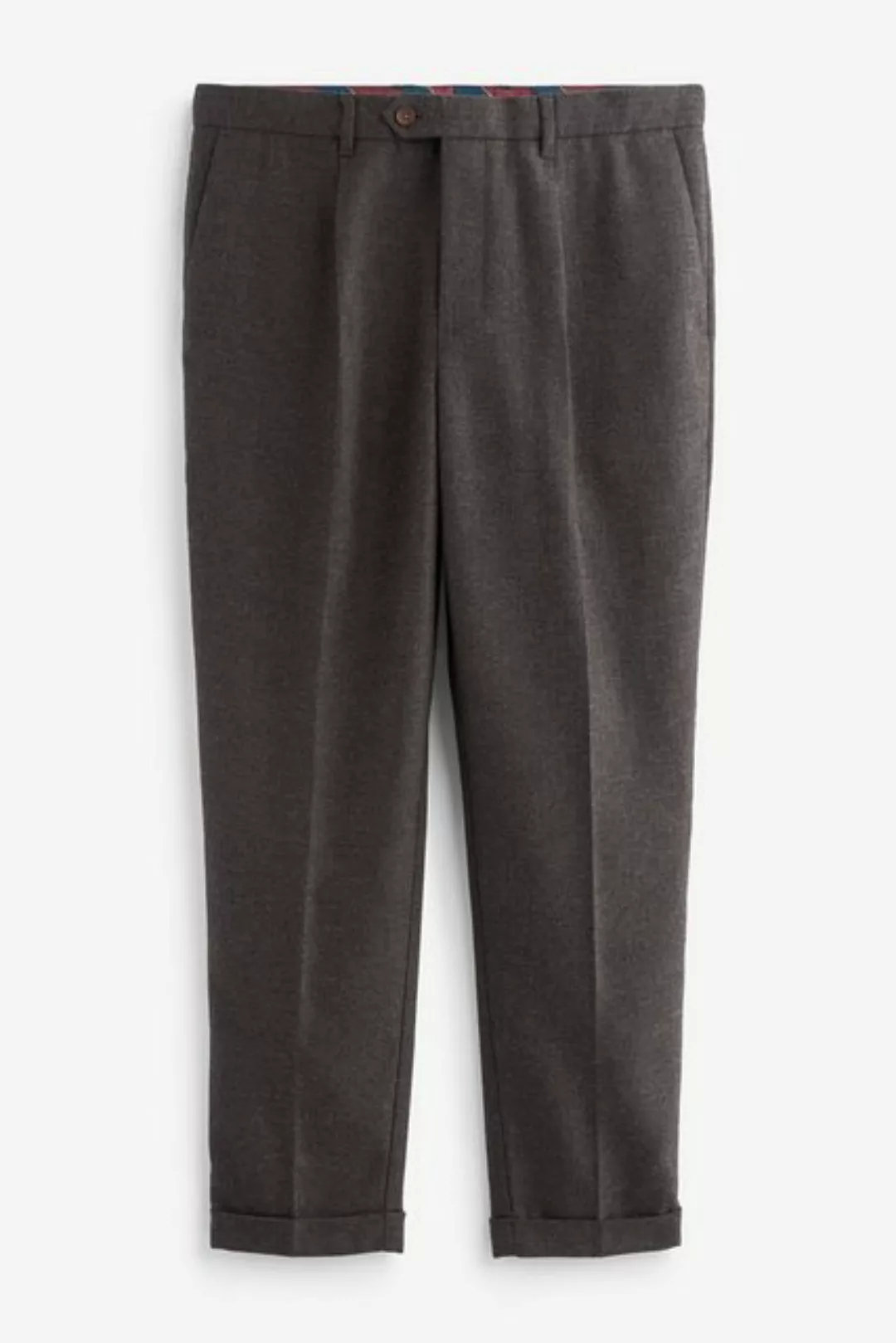 Next Stoffhose Elegante Bundfaltenhose-Relaxed-Tapered-Fit (1-tlg) günstig online kaufen