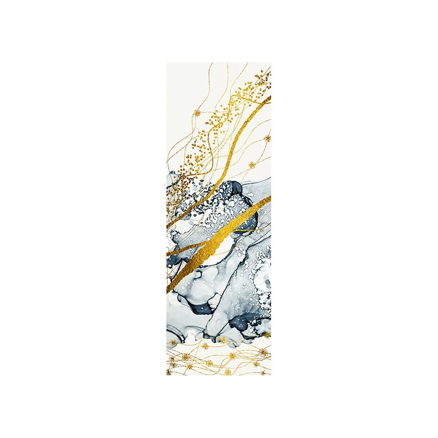 Sanders & Sanders Poster Figurative Motive Blau Weiß und Gold 0,9 x 2,7 m 6 günstig online kaufen