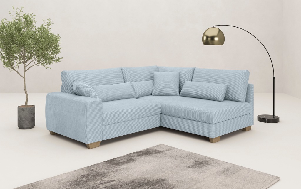 Mr. Couch Ecksofa "Helena L-Form", Mit Federkern, wahlweise mit Bettfunktio günstig online kaufen