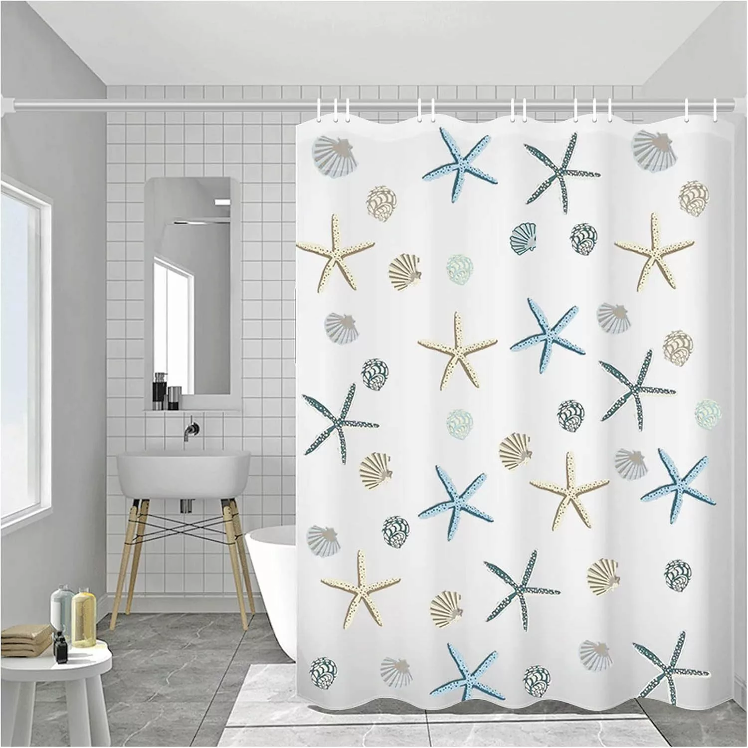 RWEUOQ Duschvorhang Shower Curtains Antibakteriell Vorhang günstig online kaufen
