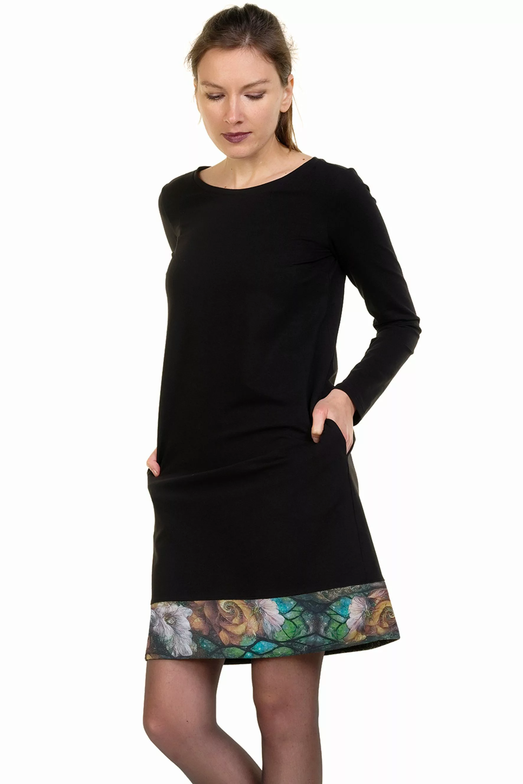 3Elfen A-Linien-Kleid A Linien Kleid langarm günstig online kaufen