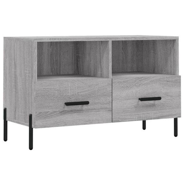 furnicato TV-Schrank Grau Sonoma 80x36x50 cm Holzwerkstoff günstig online kaufen