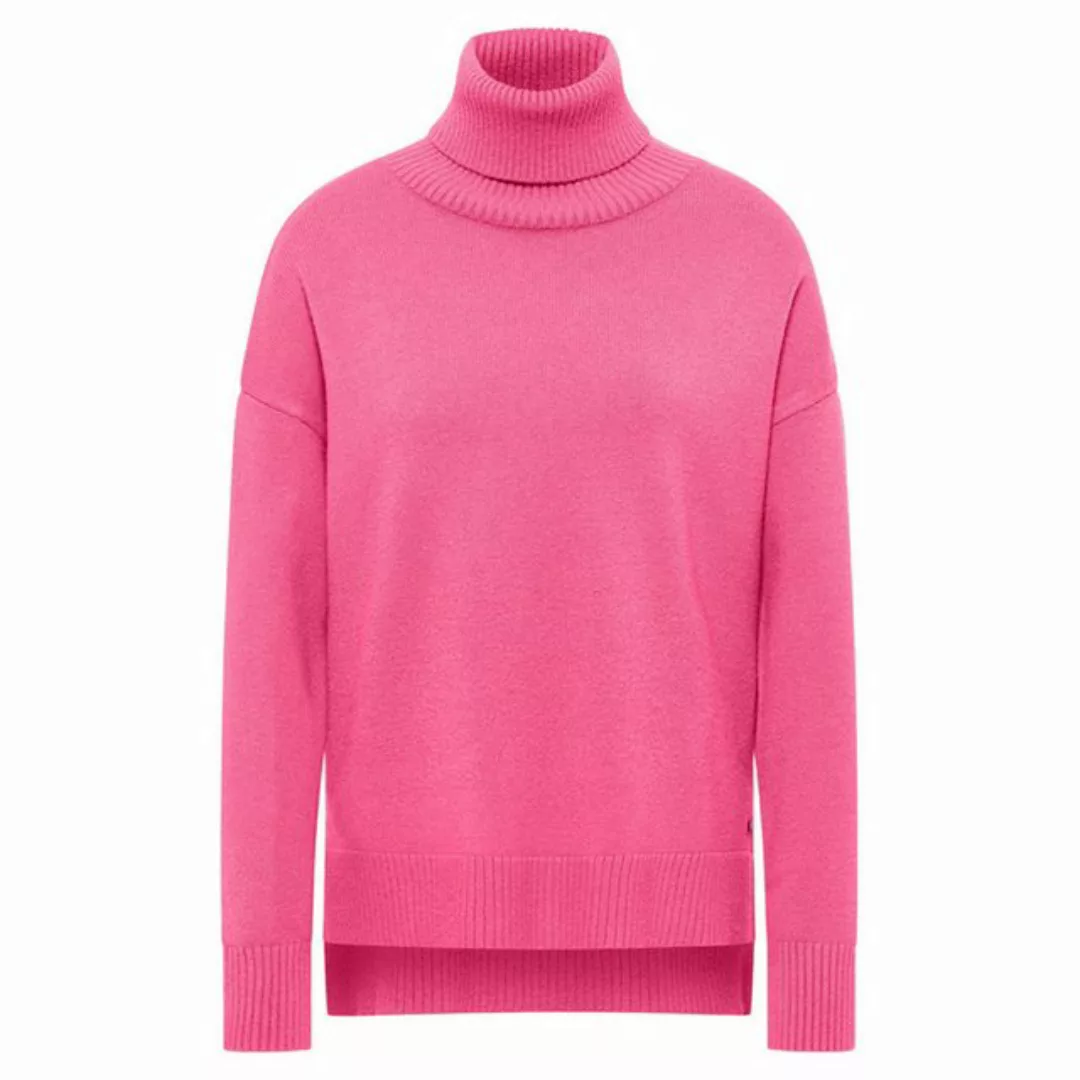 Frieda & Freddies Strickpullover Damen Rollkragenpullover mit Viskose (1-tl günstig online kaufen