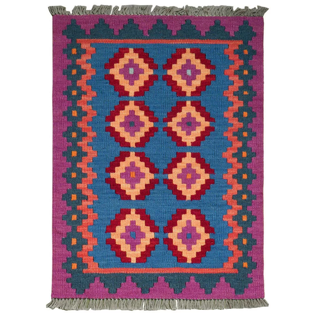 PersaTepp Teppich Kelim Gashgai multicolor B/L: ca. 62x87 cm günstig online kaufen