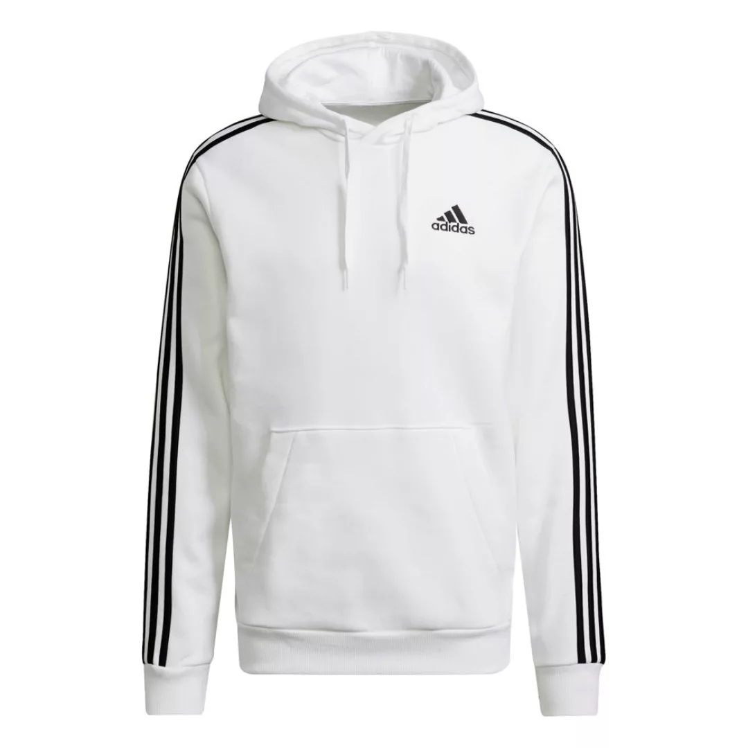 Adidas 3 Stripes Kapuzenpullover XS White / Black günstig online kaufen
