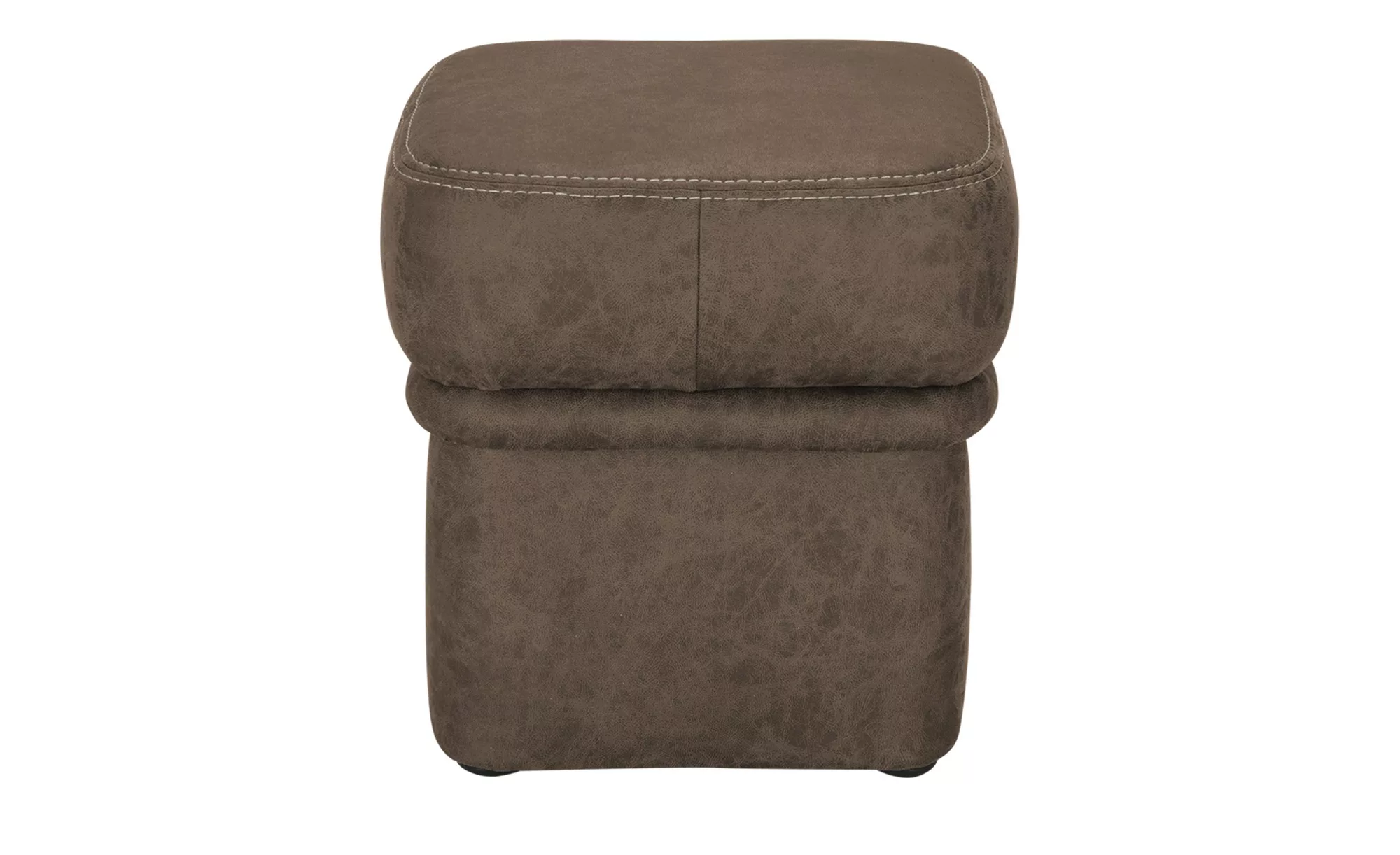 Hocker  Lech ¦ braun ¦ Maße (cm): B: 40 H: 46 T: 40.0 Polstermöbel > Hocker günstig online kaufen